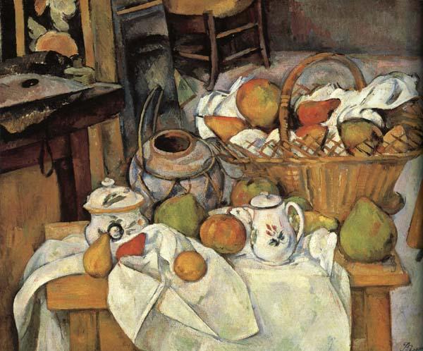 Paul Cezanne La Table de cuisine